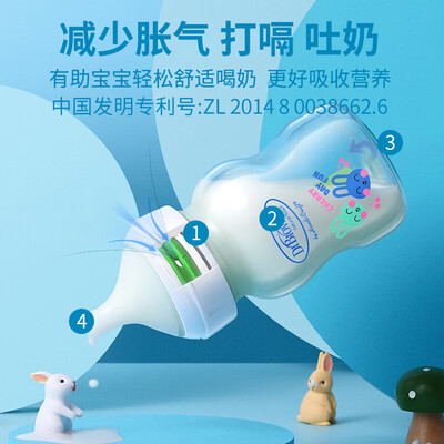 布朗博士玻璃奶瓶150ml270ml兔子体验效果好吗（布朗博士奶瓶怎么排气）