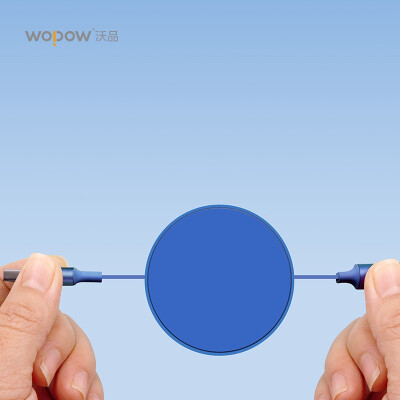 沃品（WOPOW）LC011一拖三伸缩充电线快充线通用线 