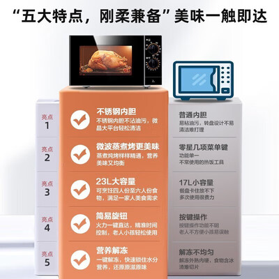 格兰仕 G80F23SP-M8S0 微波炉 23L评测说真相（格兰仕微波炉怎么使用）