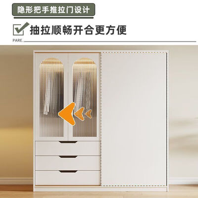 全友实木推拉门衣柜带顶柜储物柜到底如何,值得入手吗(全友家私衣柜怎么识别是真假)-图片1