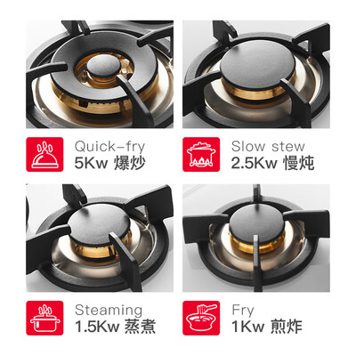 家用四眼燃气灶好用吗(AMKA欧式四眼灶 白色天然气灶商用燃气灶好不好)-图片2