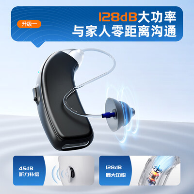 海尔（Haier）耳挂式助听器 128dB质量如何（海尔助听器怎么样）