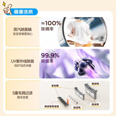 美的洗衣机mg100v31dg5好吗（美的 MG100V36T VH36T 洗烘套装 10公斤洗衣机靠谱吗,揭秘内幕）-图片6