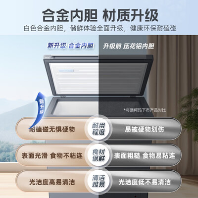 澳柯玛 AUCMA 200L卧式冷冻冰柜 一级能效减霜80%冷冻柜评测说真相（澳柯玛冷冻柜怎么调温度）-图片7