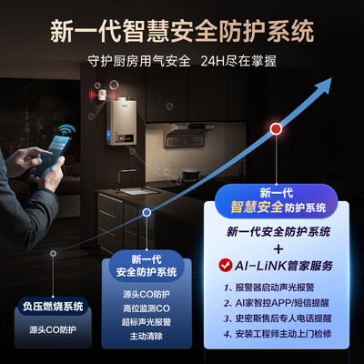 史密斯JSQ26-TM5Wi 13L燃气热水器智能安全防中毒质量如何(史密斯燃气热水器质量怎么样)-图片6