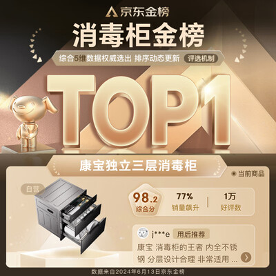 康宝消毒柜嵌入式哪款好(康宝消毒柜 Canbo XDZ100-ONE 嵌入式三门大容量嵌入式消毒柜体验效果好吗)-图片3