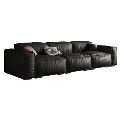 圣西曼 2.2米真皮沙发皮艺沙发怎么样(圣迈沙发怎么样)