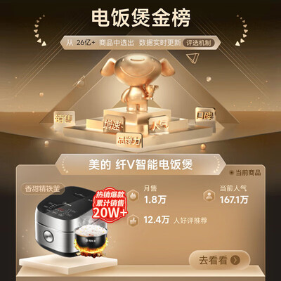 美的电饭煲wfs4057怎么样（美的FB40S701电饭煲4L大容量预约电饭锅怎么样）-图片6