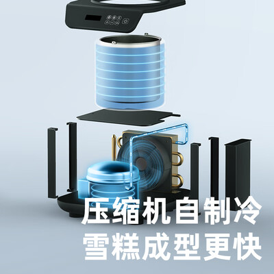 柏翠冰淇淋机IC1280家用全自动测评看真相(柏翠冰淇淋机怎么做冰淇淋)-图片1