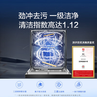 海尔洗碗机不同型号区别（海尔洗碗机W30 14套嵌入式旗舰款嵌入式洗碗机评测说真相）-图片3