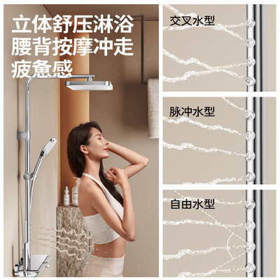 九牧26192恒温淋浴花洒套装恒温花洒是否值得入手（九牧恒温花洒怎么调温度视频）-图片4
