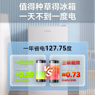 HYUNDAI 76L双门冰箱银色靠谱吗,揭秘内幕（hyundai冰箱怎么样）-图片3