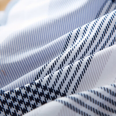 恒源祥 蓝调空间全棉四件套  TBK2018  被套200*230cm