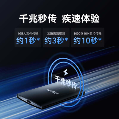 雷克沙Lexar 1TB移动固态硬盘SL500轻薄便携好不好（雷克沙移动固态硬盘怎么样）