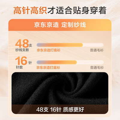 京东京造衣服质量怎么样（京东京造 纯羊毛衫 黑色 男士针织衫 XXL男士羊毛衫测评看真相）-图片3