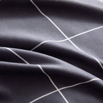 無印良品 亲肤水洗棉四件套星光条纹 200*230cm MUJI-TJ22-61