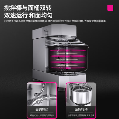 乐创和面机质量好吗（乐创10升和面机商用全自动厨师机质量如何）-图片6