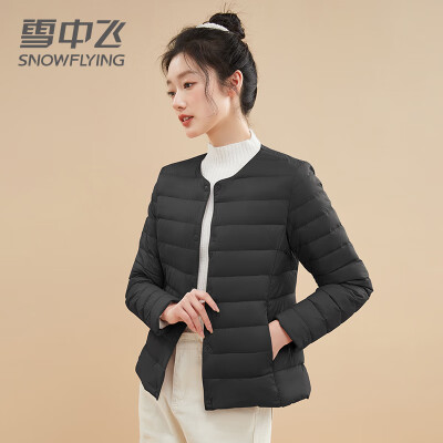 雪中飞羽绒服M女短款米白到底如何,值得入手吗（雪中飞羽绒服属于什么档次）-图片2