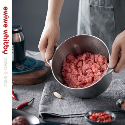 EWIWE 绞肉机 近2L 家用电动多功能搅拌机评测说真相(搅拌机怎么用使用说明书)