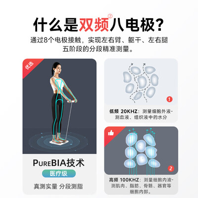 体脂秤8电极和4电极（云康宝 CS10E体脂秤八电极电子秤质量如何）