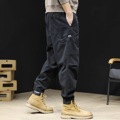 工装裤与哈伦裤的区别(JEEP SPIRIT 22116男士工装裤黑色L男士哈伦裤好不好)-图片2