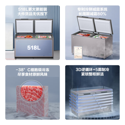 海尔BC/BD-518GHPCD大容量冰柜体验效果好吗（海尔冰柜和澳柯玛冰柜哪个质量好）-图片6