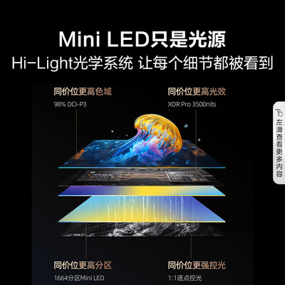 海信75寸电视对比（海信 75E8N Pro 75英寸 ULED电视平板电视评测说真相）-图片6