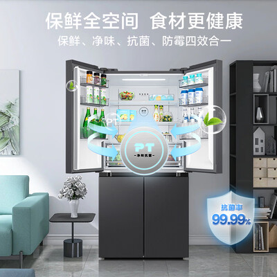 美的471升双变频多门冰箱质量如何（美的冰箱怎么调温度）-图片1
