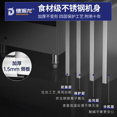 电磁炉双灶头哪个牌子好(德派龙 商用电磁炉 15kw 双头灶双头电磁炉质量烂不烂)-图片2