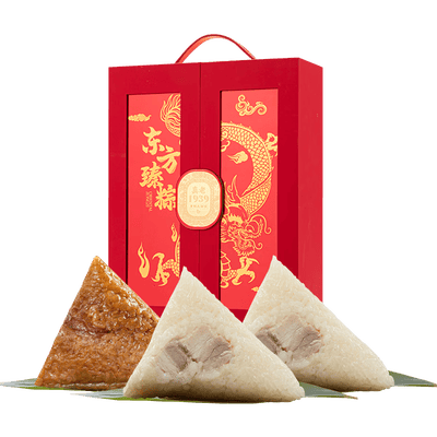 真真老老 东方臻粽中短保（七真古法）粽子礼盒 1680g