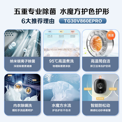 小天鹅壁挂洗衣机 TG30V860EPRO评测说真相（小天鹅壁挂洗衣机怎么样）-图片3