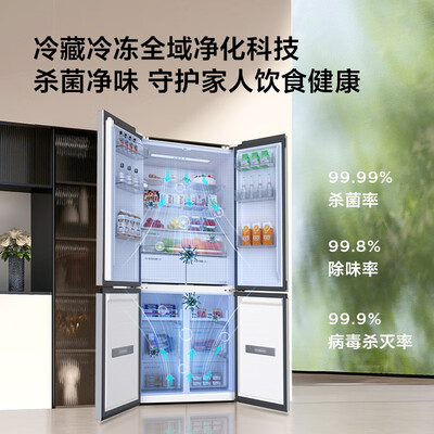 TCL R523T9-UQS 523升四开门冰箱到底如何,值得入手吗（tcl冰箱档位1-7怎么区分）-图片2