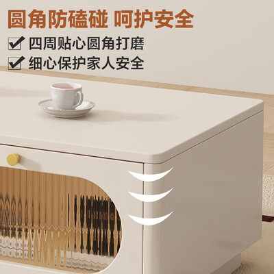 昕果奶油风电视柜茶几组合值得手入吗（倾国家私电视柜安装视频）-图片5
