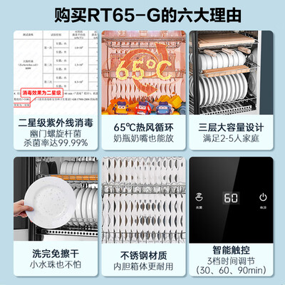 容声 65-RQ230 65L立式消毒柜 小型碗柜到底如何,值得入手吗（容声消毒柜怎么使用 4个按钮）