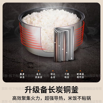 松下SR-HQ153 IH电饭煲4.2L家用智能电饭锅质量如何（松下电饭煲时间怎么调）-图片6