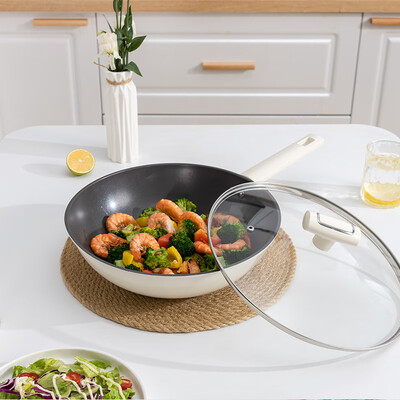 佰造 悦莹精铁不粘炒锅 BZ-FC510 φ 30cm