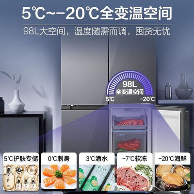 海尔 BCD-540WGHTD14SEU1 540升 四门冰箱 风冷设计怎么样（海尔冰箱怎么调温度）-图片3
