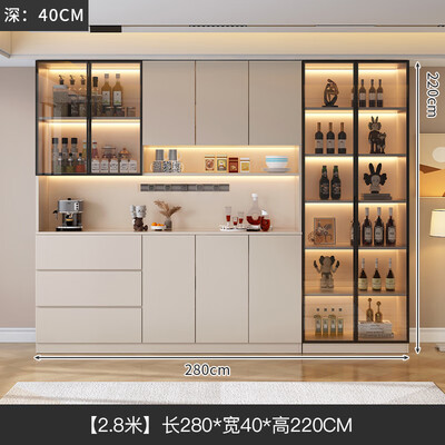 樱淘阁 餐边柜 160CM实木多功能酒柜好不好(樱淘平台怎么样)-图片2