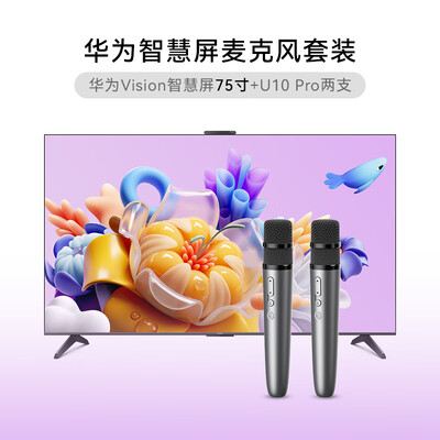 华为智选智能K歌麦克风+华为VisionSE3 75英寸智慧屏套装