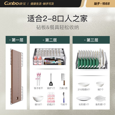 康宝消毒柜型号区别xdz(康宝 Canbo 消毒柜 二星级 100L 不锈钢内胆 嵌入式嵌入式消毒柜评测说真相)-图片4