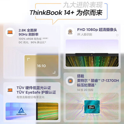thinkbook14和thinkpad哪个好(ThinkPadThinkBook 14 Gen5+ IRH游戏本测评看真相)