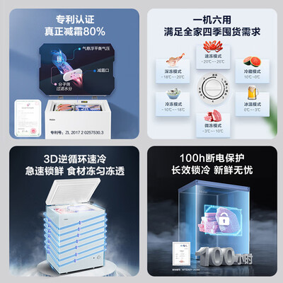 海尔冰柜BC/BD-142GHDT142升小型冰柜评测说真相（海尔冰柜怎么调温度）-图片2