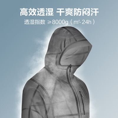 京东京造 穿山甲300冲锋衣 曜石黑 XL测评看真相（京东京造冲锋衣怎么样）-图片1