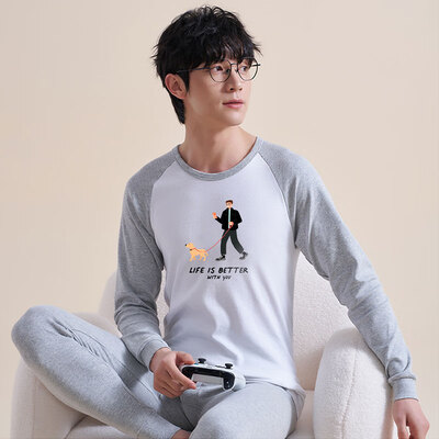 浪莎的男士内裤好不好（浪莎秋衣秋裤男纯棉游戏时间XXL男士内衣好不好）-图片5