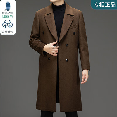 羊毛大衣翻领好看还是立领好看(MOELAGVT 男士纯羊毛翻领风衣 冬季修身大衣男士毛呢大衣值得手入吗)-图片4