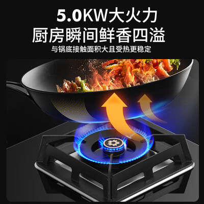樱花 B9209 燃气灶 5.0kW大火力双灶猛火灶质量如何(樱花猛火灶和康佳猛火灶哪个好)-图片4