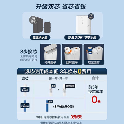 苏泊尔净水器好还是海尔净水器好(苏泊尔DR40净水器怎么样)
