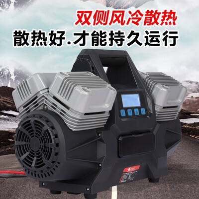 充气泵对比（皇基1200W四缸车载充气泵汽车打气泵测评看真相）-图片2