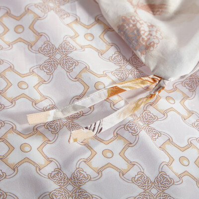 富安娜 纯棉四件套-花容月貌 被套203*229cm