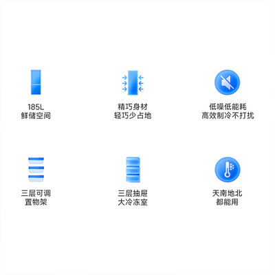 小米电冰箱 BCD-185MDM 185L到底如何,值得入手吗（米家冰箱怎么调温度）-图片5